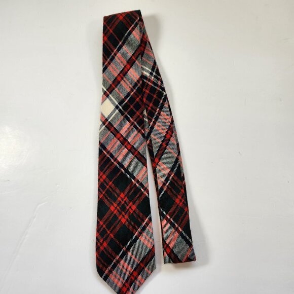 Locharron MacDonald Dress Clan Necktie 100% Wool Tie Made in Scotland - Picture 2 of 7